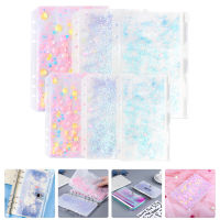 Chaoshihui 6pcs Binder Zipper Pouches Business Sark Storage Bags ถุงเก็บของที่ละเอียดอ่อนถุงเก็บสารยึดเกาะ