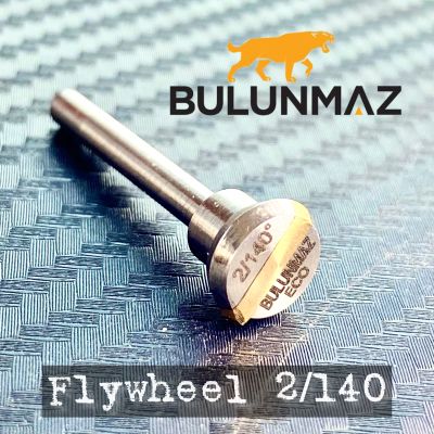 ใบมีดตัดลายแบบด้าม หัวตัดลายไมโครมอเตอร์ แกน 3 มิล ขนาดเพชร 2/140° *Bulunmaz Flywheel, Real Diamond Blade, 3 mm shank. Diamond type is 2 mm wide and has 140° V-shape cutting edge