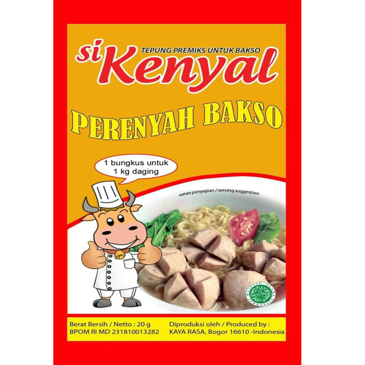 Cs1 Si Kenyal Tepung Premiks Adonan 125 Gram Lazada Indonesia