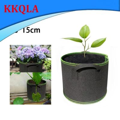 QKKQLA 1 Gallon Hand Held Plant Grow Bags Tree Pots Fabric Planting Garden Tools Jardin Growing Bag Vegetables Planter Bags