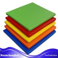 เบาะรองนั่ง 45*45 ซม. หนา1นิ้ว หุ้มด้วยหนังPVC เบาะรองนั่งเพื่อสุขภาพ เบาะรองนั่งพื้น เบาะรองนั่งสมาธิ เบาะรองนั่งฟองน้ํา เบาะรองโซฟา