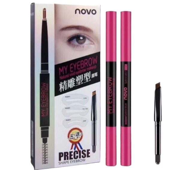 precise-novo-my-eyebrow-natural-ดินสอเขียนคิ้ว-refill-บล๊อคคิ้ว3แบบ-no-5120