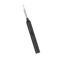 Visual Ear Cleaning Spoon Ear Wax Cleaning Tools Ear Spoon Earwax Curette Remover Earpick  ( Black ) Health Accessories