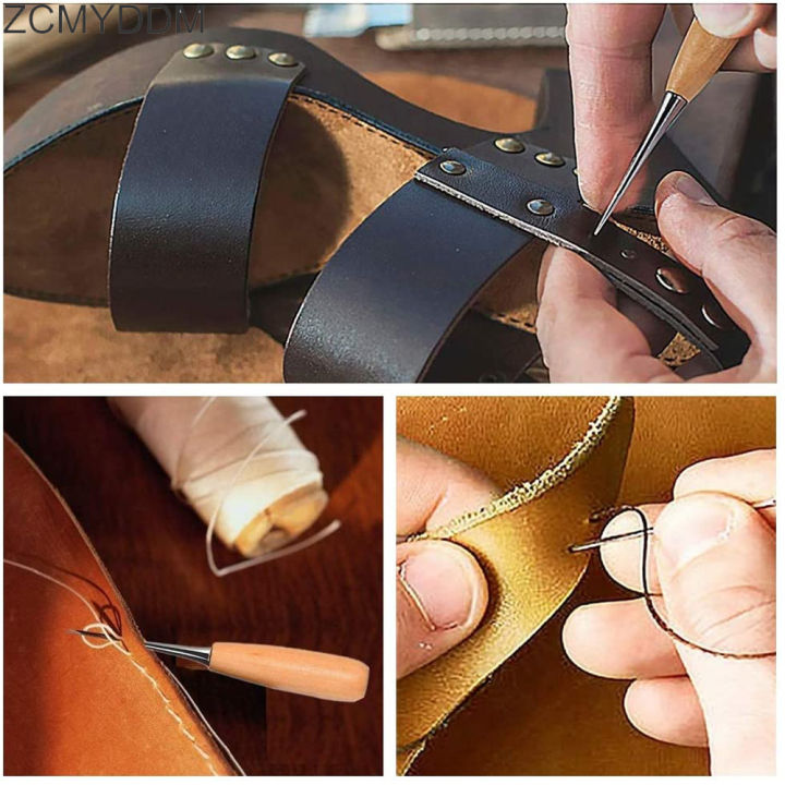 zcmyddm-30pcs-leathercraft-เย็บเบาะชุดซ่อม-awl-thimble-หนังทำงานเครื่องมือ-shoemaker-ผ้าใบซ่อมเครื่องมือเย็บผ้า