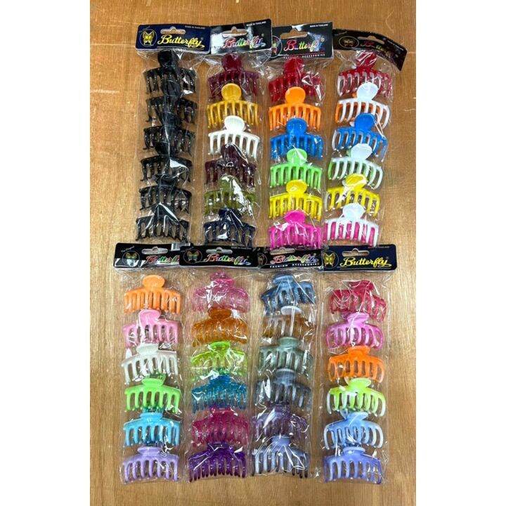 "HAIR JAWS CLIPS (MADE IN THAILAND) 6 CM" Lazada