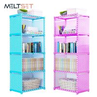 【CC】 4/5/6 Layer Bookshelf Assembled Storage Shelf Books Floor Standing Bookcase Cabinet Organizer