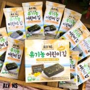 Rong biển hữu cơ tách muối ăn liền Alvins
