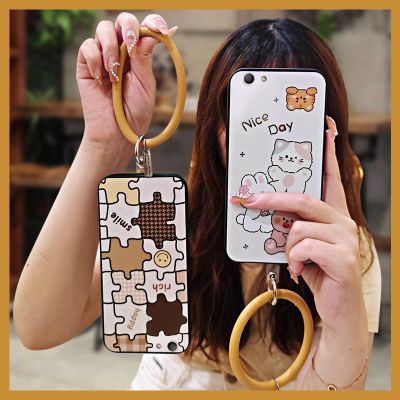 cute couple Phone Case For OPPO R9S plus Cartoon youth liquid silicone solid color soft shell creative luxurious trend