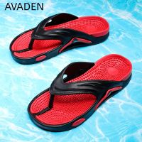 Mens Flip-flops Fashion Slippers for Home Man Massage Granule Men Slippers Comfortable Beach Casual Bathroom Shoes New Summer