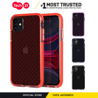 Tech21ตรวจสอบ Evo สำหรับ iPhone 11 Pro Max/ iPhone 11 Pro/ iPhone 11ฝาครอบป้องกันเชื้อโรคเคสโทรศัพท์ต้านจุลชีพขนาด12ฟุต