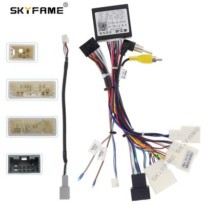 Raise Car Wiring Harness Adapter With Canbus Box 16pin Android Power Cable Decoder For Toyota Corolla Camry Hilux Sienna Tacoma