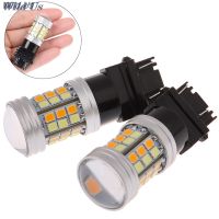 2pcs 12V DC 5W Led Bulb DRL 3157 2835 45SMD Led Auto Lamp Dual Color T25 3157 LED Turn Signal Light