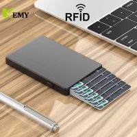 Kemy Anti Rfid Card Holder Mini Wallet Slim Thin Wallet for Men Women Small Magic Wallet Male Smart Purse 2023 Walet Billetera Card Holders