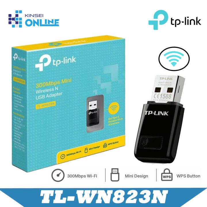 TP-LINK - TL-WN823N, 300Mbps Mini USB Wireless WiFi Adapter | Lazada