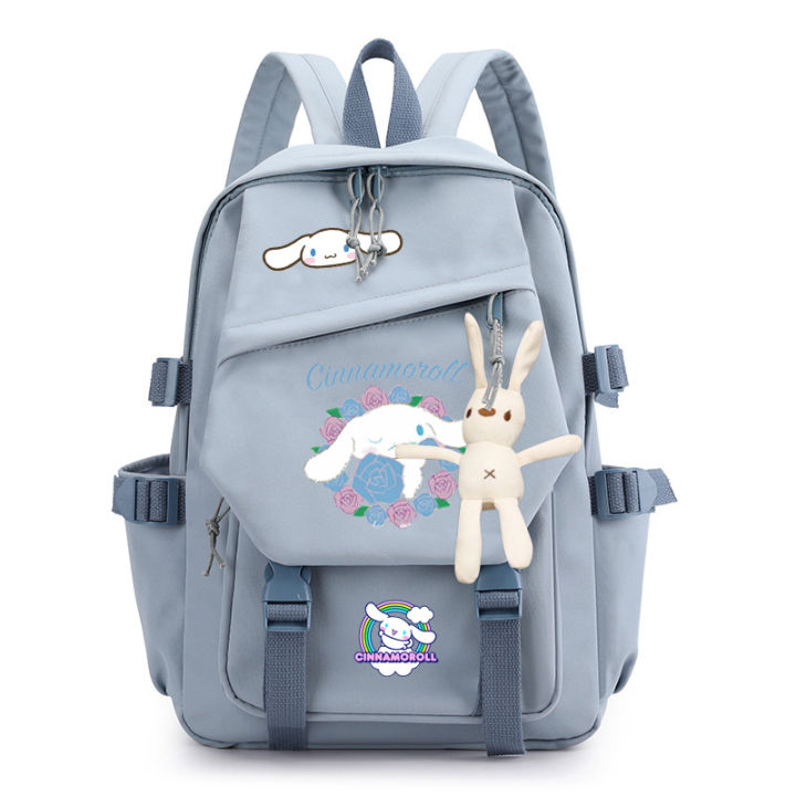 sanrio-cinnamon-backpack-for-women-men-student-large-capacity-waterproof-breathable-personality-multipurpose-bags