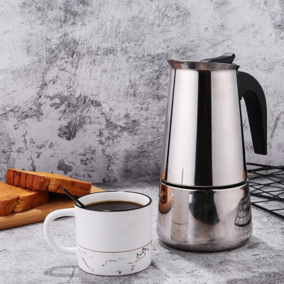 หม้อต้มกาแฟ เครื่องชงกาแฟสด เครื่องชงกาแฟ เครื่องทำกาแฟสด ขนาด 300/450 ml Mocha Coffee Pot