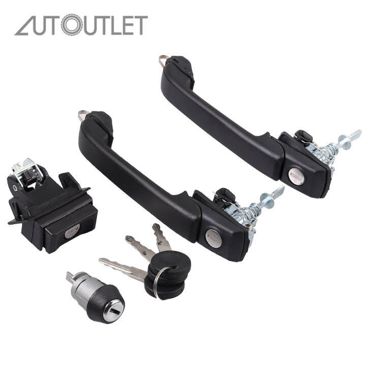 AUTOUTLET Lock Set Door Handle Lock Ignition Lock Cylinder Locking