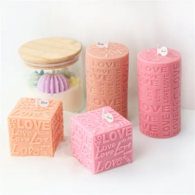 Cartoon Mini Ornament Resin Casting Supplies Novelty Soap Mould DIY Home Crafting Tools LOVE Relief Silicone Mold Handmade Soap Mold Desktop Small Ornaments Decorative Gifts