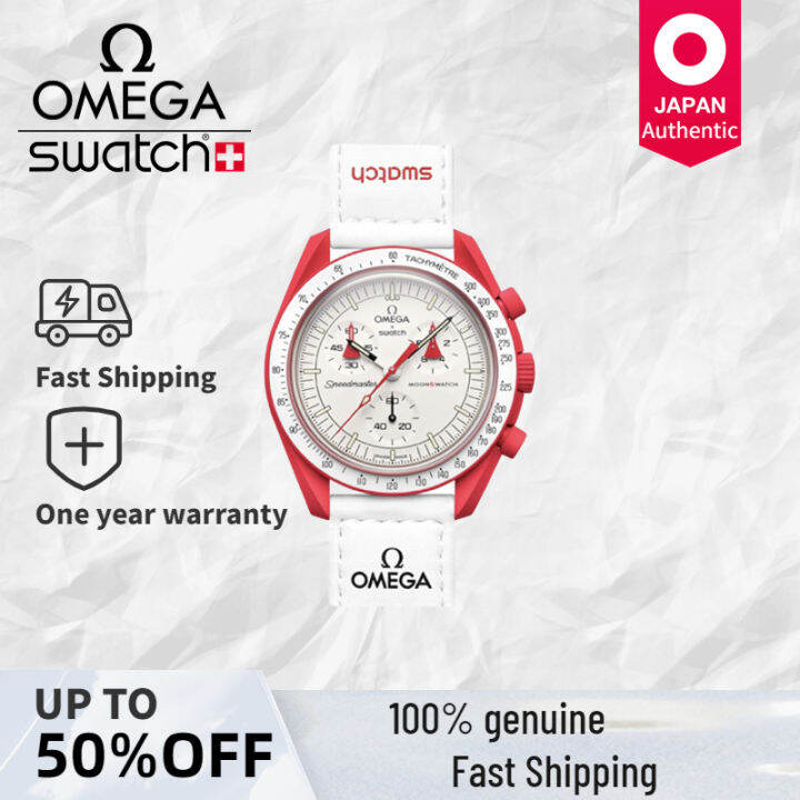 [Oneyear warranty] Swatch joint watch series omegaˉ× SWATCHˉ couple watch full set of