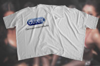 เสื้อยืด T-Shirt  Durex_01 เสื้อยืดแนวสตรีท สวมใส่สบาย ไม่ร้อน ระบายอากาศได้ดี ใส่เล่นสเก็ตสบาย ลายติดแน่น