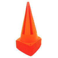 Seedopia Sport Sporting Goods Orange Collapsible sport Cone Markers for Indoor/Outdoor Agility Training อุปกรณ์กีฬา สีเหลือง 9" ปากกามาร์คเกอร์ทรงสูงแบบพับได้สำหรับการฝึกความคล่องต