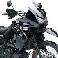 KLR 650อุปกรณ์เสริมรถจักรยานยนต์กระจังหน้าหลอดไฟหน้าฝาครอบป้องกันไฟหน้าสำหรับ Kawasaki KLR650 2008-2018 2017 2016