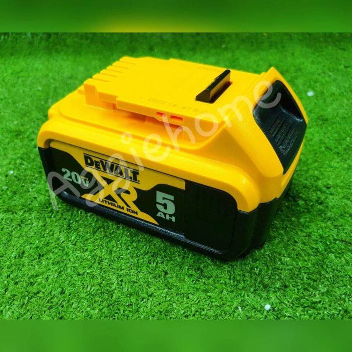 dewalt-แบตเตอรี่-18-20v-li-ion-รุ่น-dcb184-ขนาด-5-0-ah-พร้อมไฟ-led-แสดงสถานะการชาร์จ-จัดส่ง-kerry