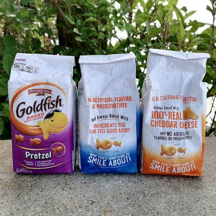 The United States imports Pepperidge Farm Gold Fish Snack Extraordinary