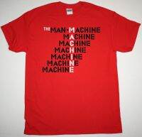 Kraftwerk The Man-Machine Red T-Shirt 1978 Electro Pop Krautrock Devo Neu Top Fashion Camiseta Masculina 100% Cotton T Shirts