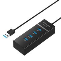 【HOT SALE】 liaoxian3105992120 ความเร็วสูง USB 3.0 Multi HUB Splitter PC แล็ปท็อปอะแดปเตอร์ Plug &amp; Play 4พอร์ต USB Hub อะแดปเตอร์ชาร์จซิงค์ข้อมูลแบบพกพา