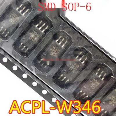 10ชิ้นเดิม ACPL-W346-500E ความเร็วสูง Optocoupler W346 ACPL-W346 SOP-6แพทช์
