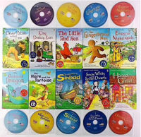 (In Stock) พร้อมส่ง  หนังสือนิทานภาษาอังกฤษ พร้อม CD ฝึกออกเสียง Usborne Young Reading Collection 10 books 10 CDs
