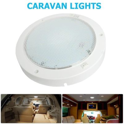 【hot】◑✆  9W 12V Car Round Ceiling Roof Interior Lamp for Camper Van Motorhome Boat RV