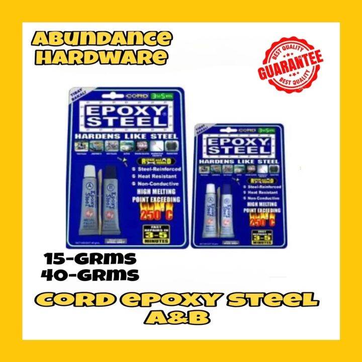 Cord Epoxy Steel A B 15g and 40g Lazada PH