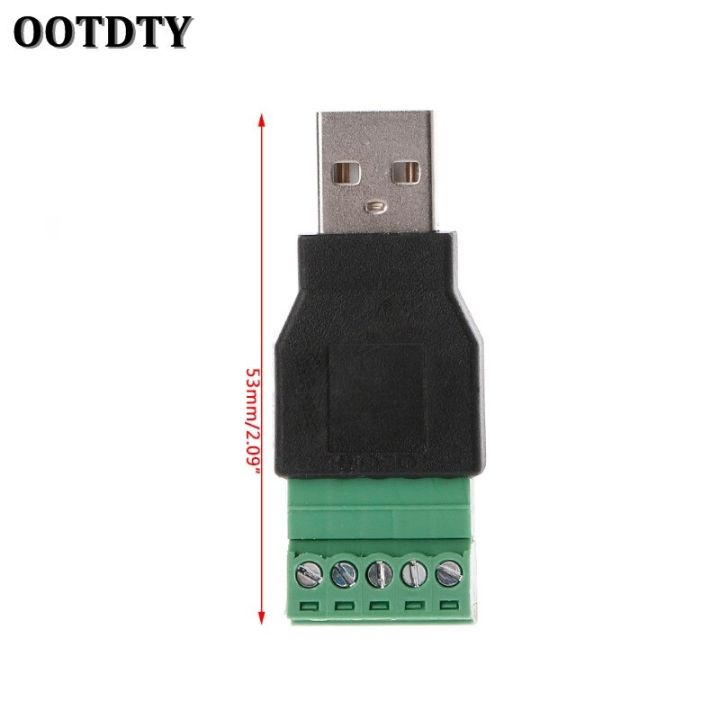 sought-after-ootdty-2ชิ้น-usb-ตัวเมียกับขั้วต่อแบบเกลียวปลั๊ก-usb-พร้อมขั้วต่อ-usb2-0แจ็คตัวเมีย-usb-ตัวเมียกับขั้วต่อตัวเมีย