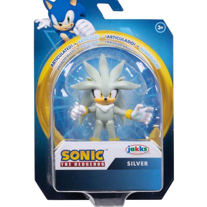 Sonic The Hedgehog 2.5-inch Articulated Figures Wave 14, Modern Silver ...