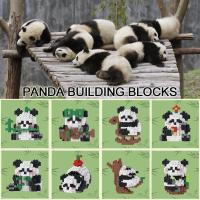Building Blocks National Treasure Panda Huahua Fubao Girls Birthday Assembly For Boys Building And Blocks Gift Toy M5F5