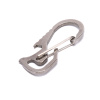 Giá thấp 1 cái ngoài trời hữu ích khóa thép không gỉ carabiner keychain - ảnh sản phẩm 1