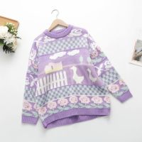 ㍿▥❁ Kei Sweater 3/4 Sleeve Crew Neck Soft Outfit