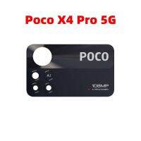 ของแท้สำหรับ Xiaomi Poco M4 Pro 4G / X4 Pro 5G กล้องหลักเลนส์กระจกหลัง Tutup Lensa Kamera อะไหล่สมาร์ทโฟน