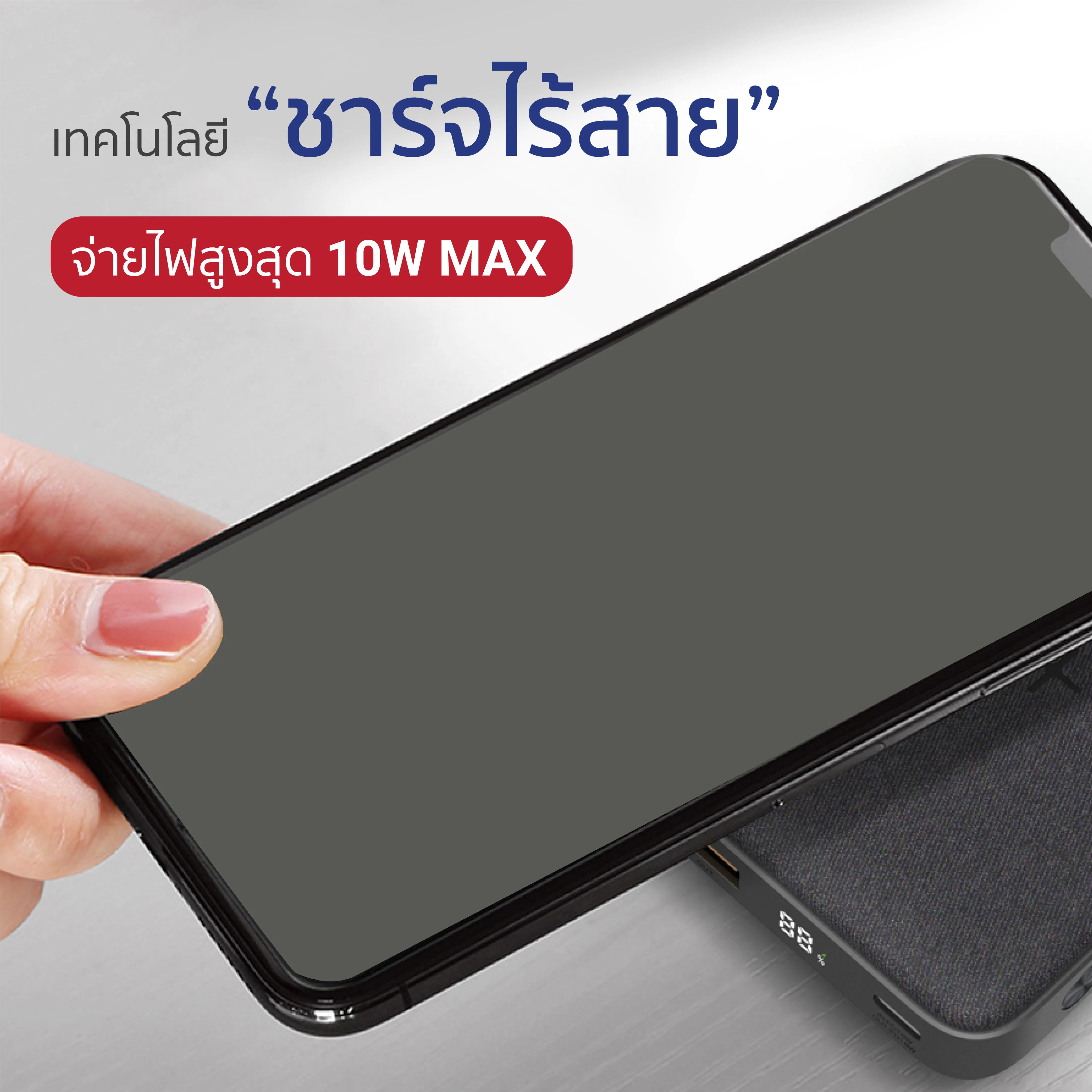 Eloop EW35 แบตสำรอง 10000 mAh ชาร์จเร็ว ไร้สาย QC 3.0 PD 18W Power Bank ...