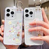 Nana Ko Electrony】สายรัดข้อมือเคสสำหรับหัวเหว่ย P30 P60 P50 P20,เคสที่วางโทรศัพท์หมี P40ไลท์