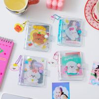New Student Photocard Holder Binder 3inch Cartoon Cute Transparent Album Girl PVC Photos DIY Idol Small Card Collection Book