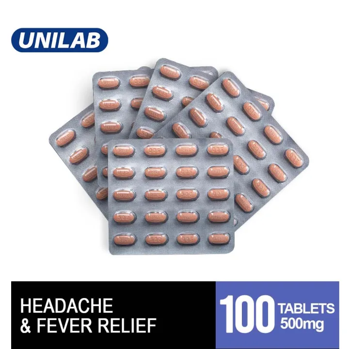 Biogesic 100 Tablets 500mg Paracetamol (For Headache And Fever Relief
