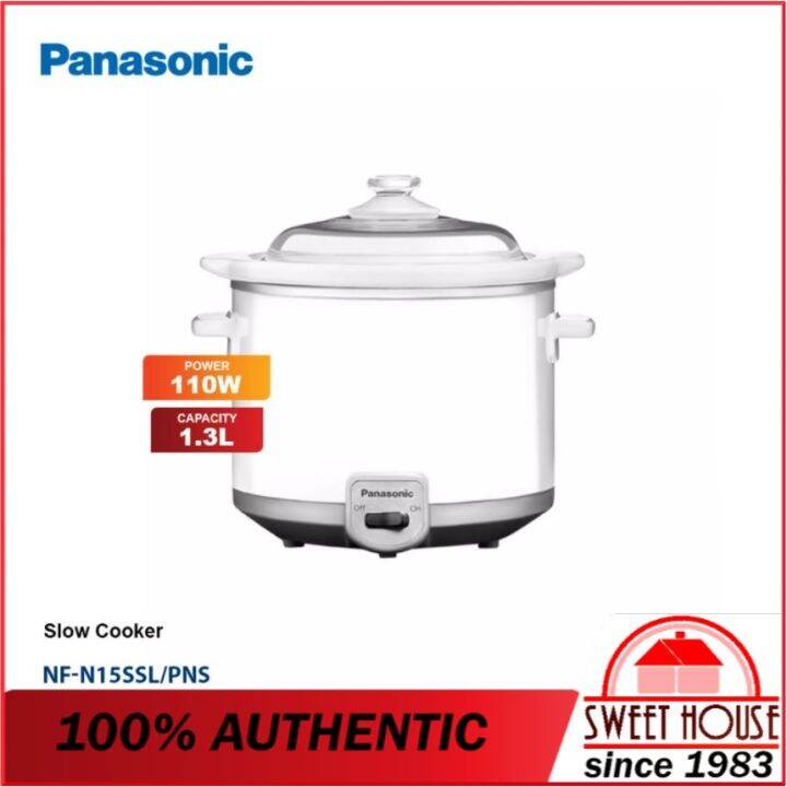 [READY STOCK] PANASONIC NFN15 SLOW COOKER (1.5L) NFN15SSL Lazada