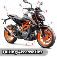 ¥▪ฝาครอบด้านข้างสำหรับรถจักรยานยนต์ Duke390 KTM ฝาครอบโครงตัวถังรถมอเตอร์ไซด์2017-2022นิ้วสำหรับ Duke 390อุปกรณ์ชุดป้องกัน