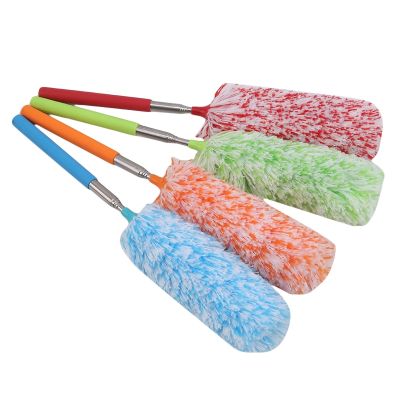 High Quality Soft Microfiber Telescopic Duster Brush Static Anti Dusting Brush Home Air condition Car Furniture Cleaning Tools