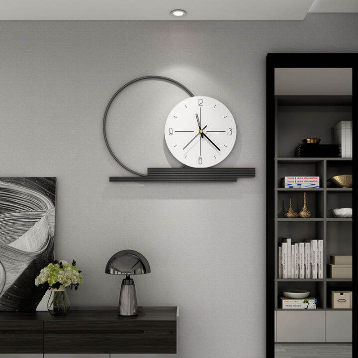 Geometric Wall Clock Living Room Creative Wall Clock Silent Quartz