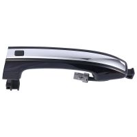 Car Front Chrome Outside Door Handle LH RH Component for KIA Borrego Mohave 2008-2015 Exterior Door Handle Have Button 826512JD00