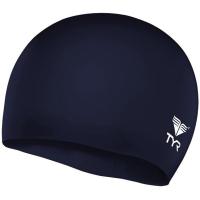 【health】 TYR Silicone Swim Cap LCS-401 Navy Blue